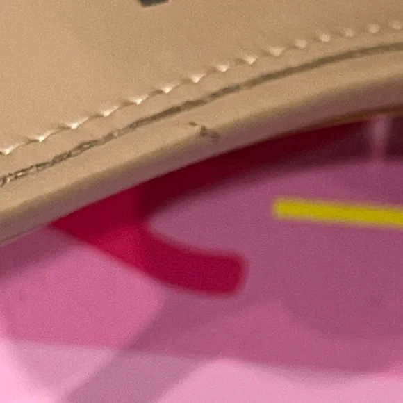 Vivianly  Beige Braided Women's Heels - Picture 5 of 6